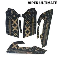 Mouse Grip Tape Skate Handmade Sticker Non Slip Suck Sweat For Razer Viper Ultimate/V2 Pro/Mini Mouse Anti Slip Sticker A3 black