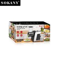 SOKANY1180 Multifunctional Vegetable Slicer Shredder, Household Potato Carrot Cucumber Cutter, Efficient Food Prep Kitchen Gadget black