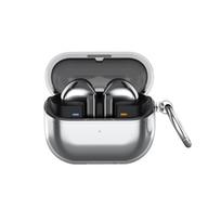 Transparent Case For Samsung Galaxy Buds 3 & Galaxy Buds 3 Pro Clear Soft TPU Protective Cover For Galaxy Buds 3 / Buds 3 Pro For Galaxy Buds 3Pro gray