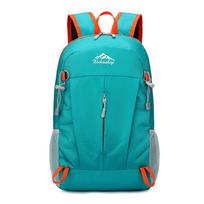 Ultra-Light Waterproof Oxford Folding Backpack Large Capacity Mountaineering Travel Bag for Men & Women 12 inches ežero mėlyna spalva