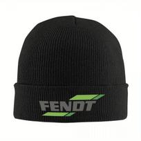 2026 Fendt Warm Knitted Cap Fashion Bonnet Hat Autumn Winter Outdoor Beanies Hats for Unisex Adult One Size black