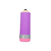 Pencil-shaped Pencil Case 3D Printing Pencil Organizer Pen Storage Box  School Supplies violetinė
