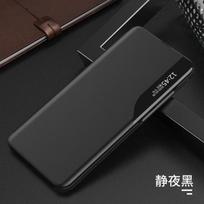 Plonas odinis atverčiamas dėklas Galaxy S25 Ultra Su šoniniu langeliu Suderinamas su S26 serija S20 Note20 Neslystantis Atsparus smūgiams Samsung Galaxy A55 black