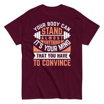 Gym, Bodybuilding, Training, Workout, Boxing, MMA Unisex T-Shirt L brown