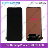 Pilnas LCD ekrano ir skaitmenintuvo surinkimas, skirtas Nothing Phone 1  A063  OLED black