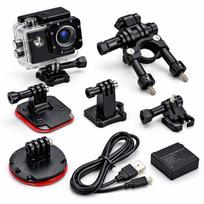 4K 30FPS WiFi Sports Camera 170° Wide Angle with Stabilization – 16MP Camera Waterproof 30 m Sports and Adventure Accessories