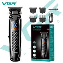 New VGR Hair Salon Hair Trimmer Electric Beard Hair Clipper Barber Hair Cutter Machine Trimer Shape Carving with LED Digital Display Shaver V-972 juoda