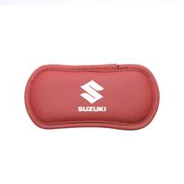 TLIN5 Car Knee Cushion Pad Leather Soft Memory Foam Leg Support Mat For Suzuki Swift Vitara Baleno Jimny Samurai SX4 Ignis Alto Splash brown