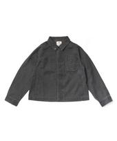 Sulfur Dyed Fade Coverall Outer Jacket CHARCOAL M [Snow Peak] JK-26SU015 Men's Women's black