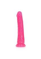 Švečiantis tamsoje Dildo, rožinis, 18 cm