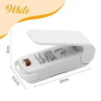 Portable Mini Sealer Home Heat Bag Plastic Food Snacks Bag Sealing Machine Food Packaging Kitchen Dispenser Bag Clips Wholesale balta