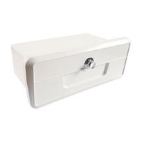 Marine Recessed Glove Box Storage With Push Lock & 2 Cup Holders For Boat Console Dashboard Cabin ABS Hatch Organizer balta