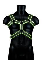 Petnešų dirželiai Ouch Glow in the Dark, L/XL dydžio