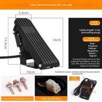 Black Electric Vehicle Foot-operated Accelerator Throttle Foot Control Pedal  for Electric Vehicle 2 black