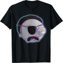 Rick and Morty Shirt Evil Morty illusion T-Shirt T-Shirt S įvairiaspalvis
