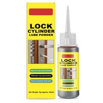 1/2/3pcs Lock Cylinder Graphites Lubricant Powder Durable Rust And Resistance Lubricant For Sticking Door Lock For Car & Window gray