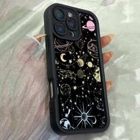 JT179 Colorful Doodle Space Outer Space for iPhone 17 16 15 Pro Max Samsung S26 S25 S24 Ultra A17 A16 A07 A56 Xiaomi 15T Redmi 15c 14C Soft TPU Case for iPhone 5/5s juoda