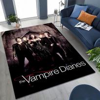 27 Style The Vampire Diaries Damon Salvatore Rug for Bedroom Living Room Sofa Home Doormat Decor, Large Kids Non-slip Floor Mat 40x60cm( 15x23in ) gray