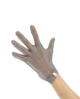 Stainless Steel Chainmail Gloves Food Grade Cut Resistant 316L Hand Safe Tools Personal Protection Equipment (as the picture,Xs) gray