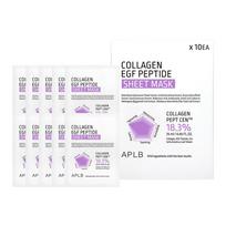 APLB Collagen EGF Peptide Sheet Mask (10pcs) - Firming Nourishing, Korean 10pcs gray
