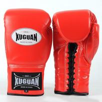 Tethered Boxing Gloves Adults Kids Training Muay Thai Kickboxing Punching Bag Practice Unisex 6 oz raudona