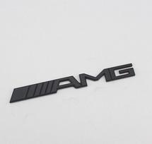 3D Metal AMG Logo Emblem Letters Car Trunk Badge For Mercedes Benz W204 W205 W176 W177 W212 W213 AMG Sticker Accessories ee05 black
