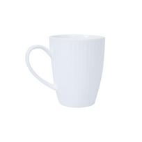 Puodelis Home4You Arden, 330 ml, baltas
