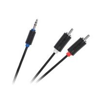 kabelio lizdas 3,5-2rca 3 m "cabletech" standartas