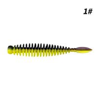 Sriegiuota Adatos Uodega Minkštas Masalas - 6cm/7cm/9cm Mikro-Plaukiantis Šaknų Žvejyba 6cm/1g Single Piece yellow