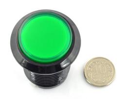Arcade Push Button 3.3cm - žalias su pašvietimu