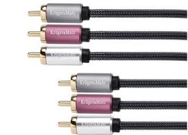 3rca-3rca komponentinis kabelis 1,8 m kruger&matz