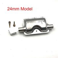 For Webasto AT 2000 S ST Stainless Steel 22mm 24mm Exhaust Muffler Pipe Silencer For Diesel Truck Cabin Parking Heaters 24mm gray