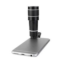 20X priartinimas HD universalus išmaniojo telefono optinis fotoaparatas teleobjektyvo spaustukas teleskopo objektyvas black