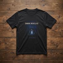 Dark Souls II Graphic Tee, Drangleic Fantasy Gaming Shirt, Unisex RPG T shirt XL brown