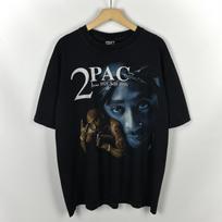 Vintage 2Pac Tupac Shakur Rap Hip-Hop Short Sleeve T Shirt 1990’s Black Size XL Unisex T-Shirt XXXL gray