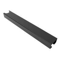 Magnetic Cable Tray Under Desk Cable Management Tray Drill Free Aluminum Alloy Wire Holder for Home Office Workspace juoda