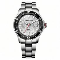 Moemton Men's Automatic Diver Watch Steel 100m M140.BSSA01 black