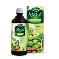 Dabur Amla sultys: Turtingas vitamino C ir antioksidantų šaltinis imunitetui stiprinti | Grynos, natūralios ir 100% Ajurvedos sultys -1L