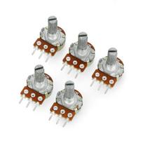 Rotacinis potenciometras 10kΩ logaritminis 1, 8W - 5 vnt.