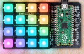 Pico RGB klaviatūra, su apšvietimu