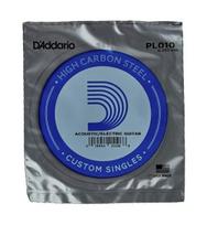Styga akustinei / elektrinei gitarai D'Adario PL010 .010