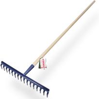Sodo grėblys su medine rankena, 16 dantų, 150 cm