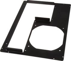 DimasTech Case backpanel Micro-ATX, 5 slots Aluminium, Black (S0022GB)