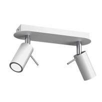 PRESTON WHITE/CHROME 2x mini GU10 lubinis šviestuvas