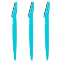3/10Pcs  Eye Brow Epilation Hair Removal Cutters Safety Knife Makeup Scraper Eyebrow Trimmer Blade Women Face Shaver Portable pink