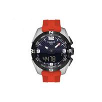 Tissot T TOUCH kvarcinis mechanizmas 100m atsparumas vandeniui Vyriški laikrodžiai Laikrodis 45mm Juodas ciferblatas T091.420.47.057.03 Black Dial black