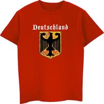 Deutschland Flag Crest GerUnisexy Eagle Socceres Footballer Tshirt Unisex Cotton ONeck Short Sleeve Shirt Unisex T Shirt Tees Tops S black