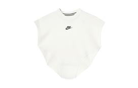 Nike Sportswear Tech Fleece Women'ss Sleeveless T-shirt 'Ivory/black' FQ1851-110 L white