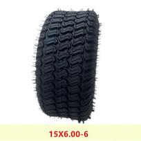 15x6.00-6 Tubeless Utility Tire black