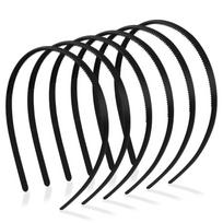 6pcs Face Wash Headbands Lovely Creative Headwear Stage Performances Hairbands for Various Hair Types black